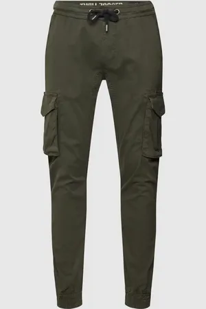 Alpha Industries Cargohose mit Label-Details Modell 