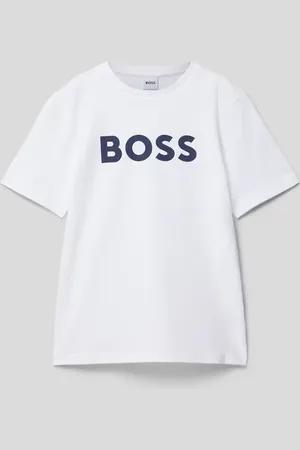 HUGO BOSS T-Shirt mit Label-Print in , Größe 164