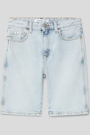 Calvin Klein Relaxed Fit Jeansshorts im 5-Pocket-Design in , Größe 152