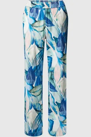 Toni Straight Leg Stoffhose mit floralem Muster Modell 