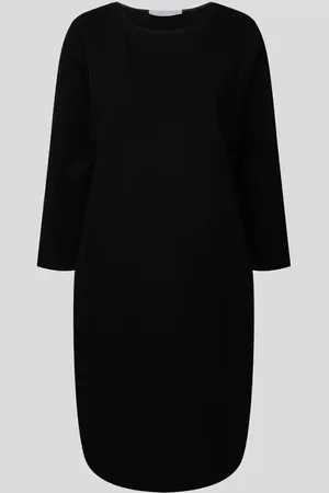 Harris Wharf London Knielanges Kleid mit Rundhalsausschnitt in , Größe 34