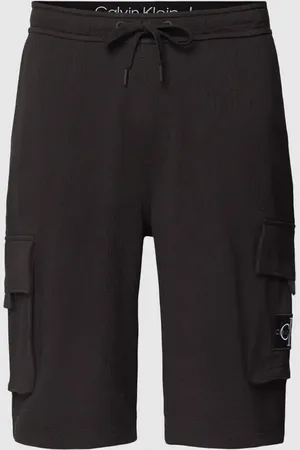 Calvin Klein Regular Fit Bermudas mit Strukturmuster Modell 