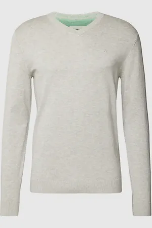 TOM TAILOR Strickpullover mit V-Ausschnitt in , Größe XXXL