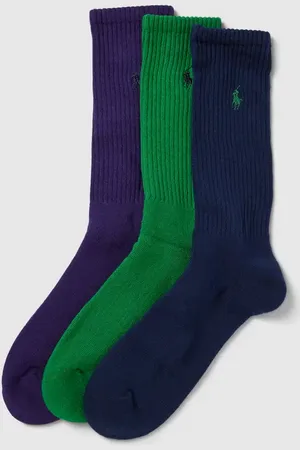 Ralph Lauren Socken mit Label-Print im 3er-Pack in , Größe 40-46