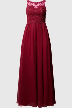 Laona Abendkleid mit Ziersteinen und floralen Stickereien in , Größe L