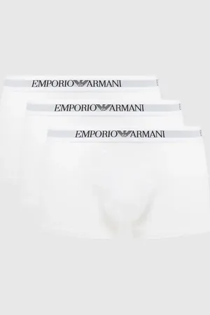 Emporio Armani Trunks mit Logo-Bund im 3er-Pack in , Größe M