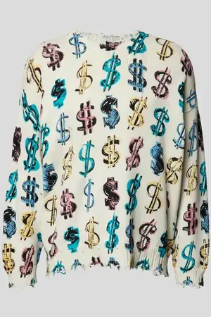 R13 Pullover mit Allover-Muster in , Größe S