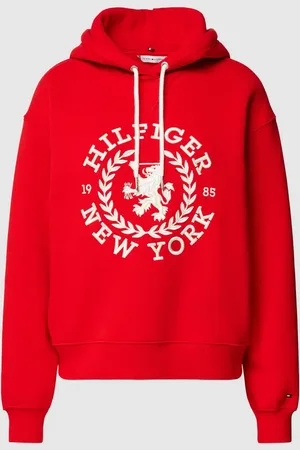 Tommy Hilfiger Hoodie mit Label-Motiv-Print in , Größe XXL