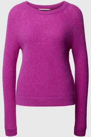 lanius Strickpullover aus Alpaka-Mix mit Rundhalsausschnitt in , Größe 40