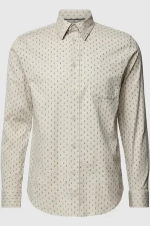 ESPRIT Slim Fit Freizeithemd mit Allover-Muster in , Größe XL