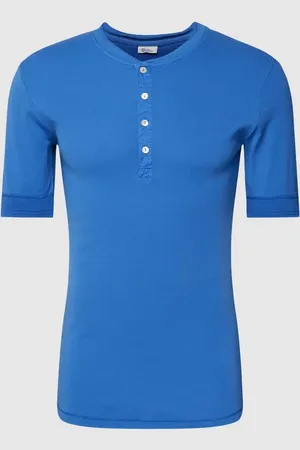 Schiesser T-Shirt mit kurzer Knopfleiste Modell 