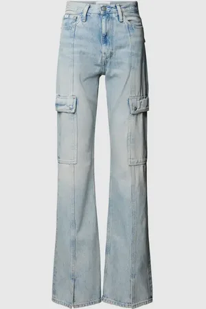 Calvin Klein Bootcut Jeans im Used-Look in , Größe 29/32