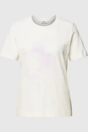 ESPRIT T-Shirt mit Ziersteinbesatz in , Größe S