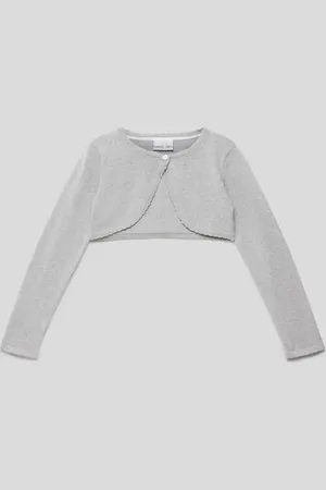 happy girls Bolero aus Effektgarn mit Muschelsaum in , Größe 134