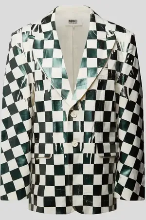 Maison Margiela Blazer mit Karomuster in , Größe 40