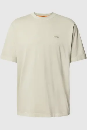 HUGO BOSS T-Shirt mit Label-Stitching und Rundhalsausschnitt in , Größe S