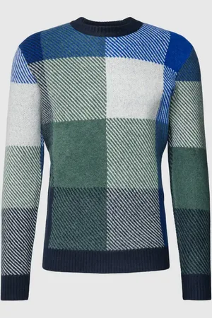 TOM TAILOR Strickpullover mit geripptem Rundhalsausschnitt in , Größe XXL