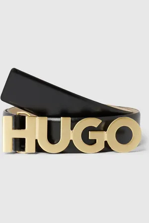 HUGO BOSS Gürtel mit Label-Applikation Modell 