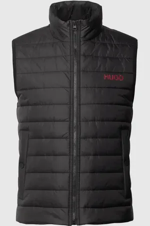HUGO BOSS Steppweste mit Stehkragen in , Größe S