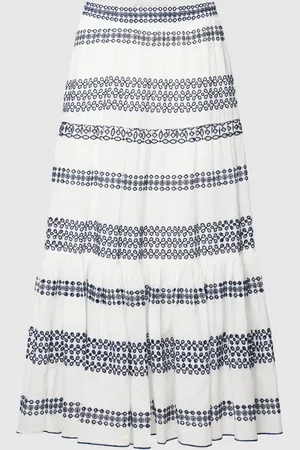 Emily van den Bergh Maxirock mit Allover-Muster Modell 