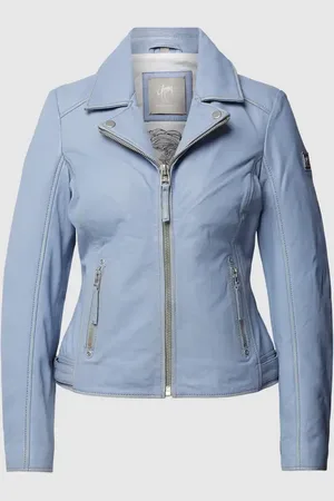 Gipsy Lederjacke im unifarbenen Design Modell 