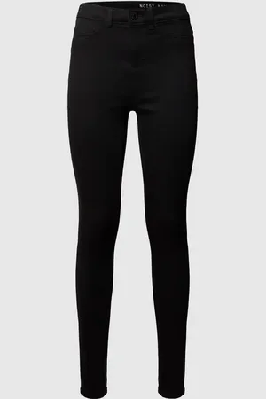 Noisy May Skinny Fit Jeggings mit Label-Patch in , Größe 25/32