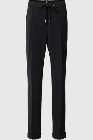 HUGO BOSS Slim Fit Stoffhose mit Bügelfalten Modell 