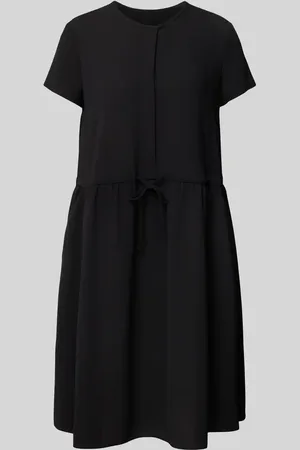 Emporio Armani Knielanges Kleid im Stufen-Look in , Größe 34