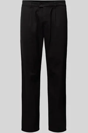 Thinking Mu Regular Fit Bundfaltenhose mit Gürtelschlaufen in , Größe 38