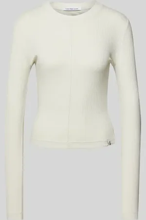 Calvin Klein Longsleeve mit Label-Patch Modell 