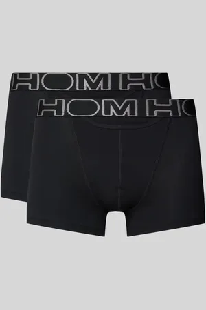 Hom Boxershorts mit elastischem Label-Bund im 2er-Pack in , Größe M