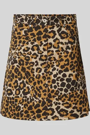 Max Mara Minirock mit Animal-Print Modell 