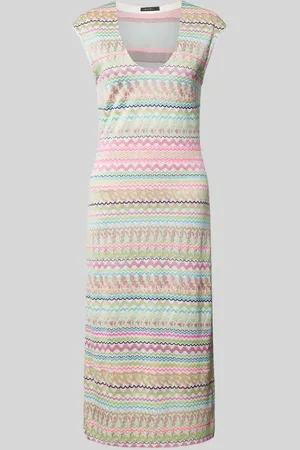 Marc Cain Midikleid mit Allover-Muster in , Größe 40