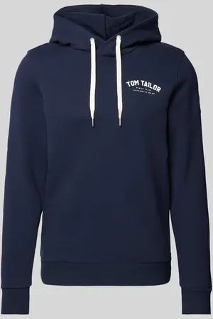 TOM TAILOR Hoodie mit Label-Print in , Größe S