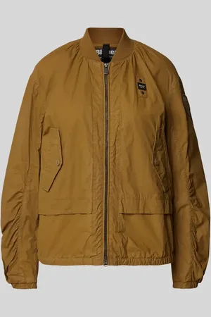 Blauer Jacke mit Label-Detail in , Größe S
