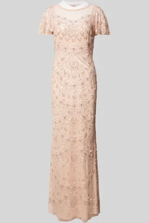 Adrianna Papell Abendkleid mit Pailletten- und Ziersteinbesatz in , Größe 36