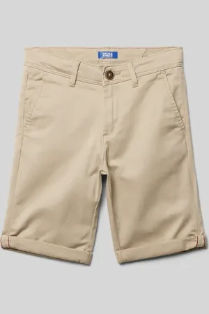JACK & JONES Regular Fit Bermudas mit Label-Patch Modell 