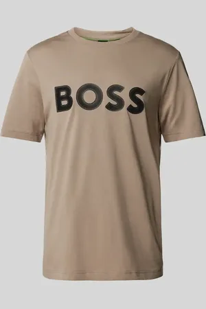 HUGO BOSS T-Shirt mit Label-Schriftzug in , Größe L