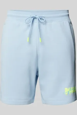 HUGO BOSS Regular Fit Sweatshorts mit Label-Print Modell 