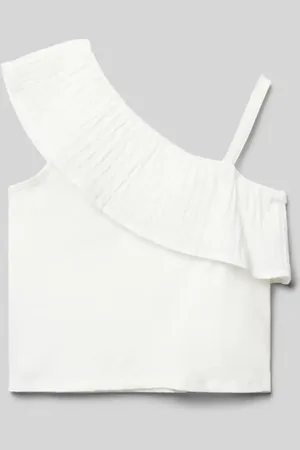 MANGO Cropped Trägertop mit Volants Modell 