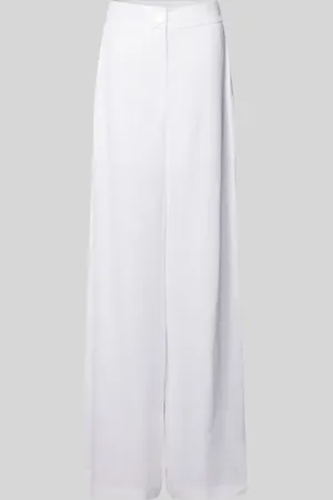 Armani Exchange Flared Stoffhose in unifarbenem Design in , Größe 44