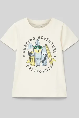 NAME IT T-Shirt mit Statement- und Motiv-Print in , Größe 92