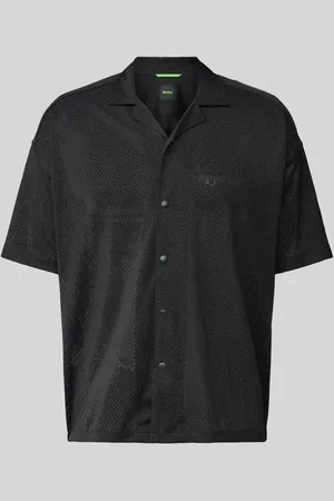 HUGO BOSS Relaxed Fit Freizeithemd mit Reverskragen Modell 