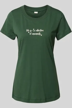 QS by s.Oliver T-Shirt in melierter Optik in , Größe 32-34