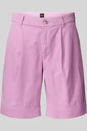 HUGO BOSS Regular Fit Shorts mit Bundfalten Modell 