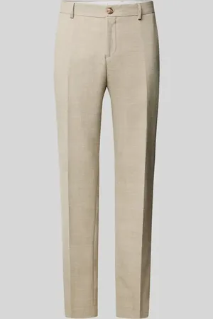 SELECTED Slim Fit Anzughose mit Knopf- und Reißverschluss Modell 