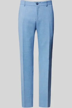 SELECTED Slim Fit Anzughose mit Knopf- und Reißverschluss Modell 