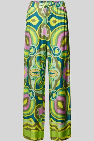 Smith and Soul Loose Fit Stoffhose aus Viskose mit Allover-Print in , Größe XS
