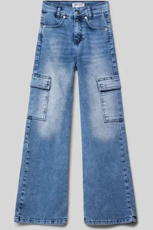 Blue Effect Loose Fit Jeans mit Cargotaschen in , Größe 146