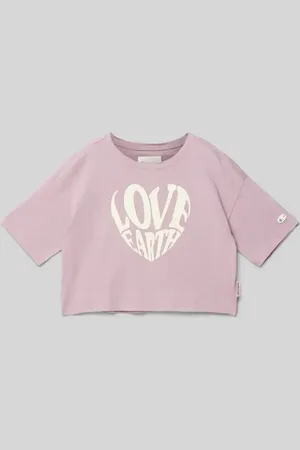 Champion Cropped T-Shirt mit Motiv-Print in , Größe 176